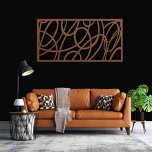 Görseli Galeri görüntüleyiciye yükleyin, Geometrik Panel 3 Yatay Metal Duvar Dekoru
