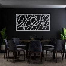 Görseli Galeri görüntüleyiciye yükleyin, Geometrik Panel 3 Yatay Metal Duvar Dekoru
