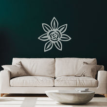 Görseli Galeri görüntüleyiciye yükleyin, Çiçek Metal Duvar Dekoru
