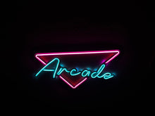 Görseli Galeri görüntüleyiciye yükleyin, Arcade  Neon Metal Tabela
