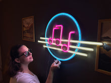 Görseli Galeri görüntüleyiciye yükleyin, Solfej  Neon Tabela
