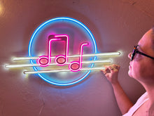 Görseli Galeri görüntüleyiciye yükleyin, Solfej  Neon Tabela
