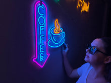 Görseli Galeri görüntüleyiciye yükleyin, Coffee Neon Tabela
