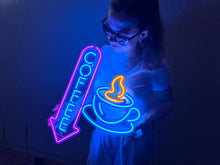 Görseli Galeri görüntüleyiciye yükleyin, Coffee Neon Tabela
