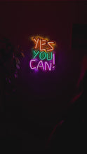 Videoyu Galeri görüntüleyiciye yükleyin ve burada izleyin, Yes You Can Neon Tabela
