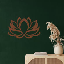 Görseli Galeri görüntüleyiciye yükleyin, Lotus Çiçeği Metal Duvar Dekoru
