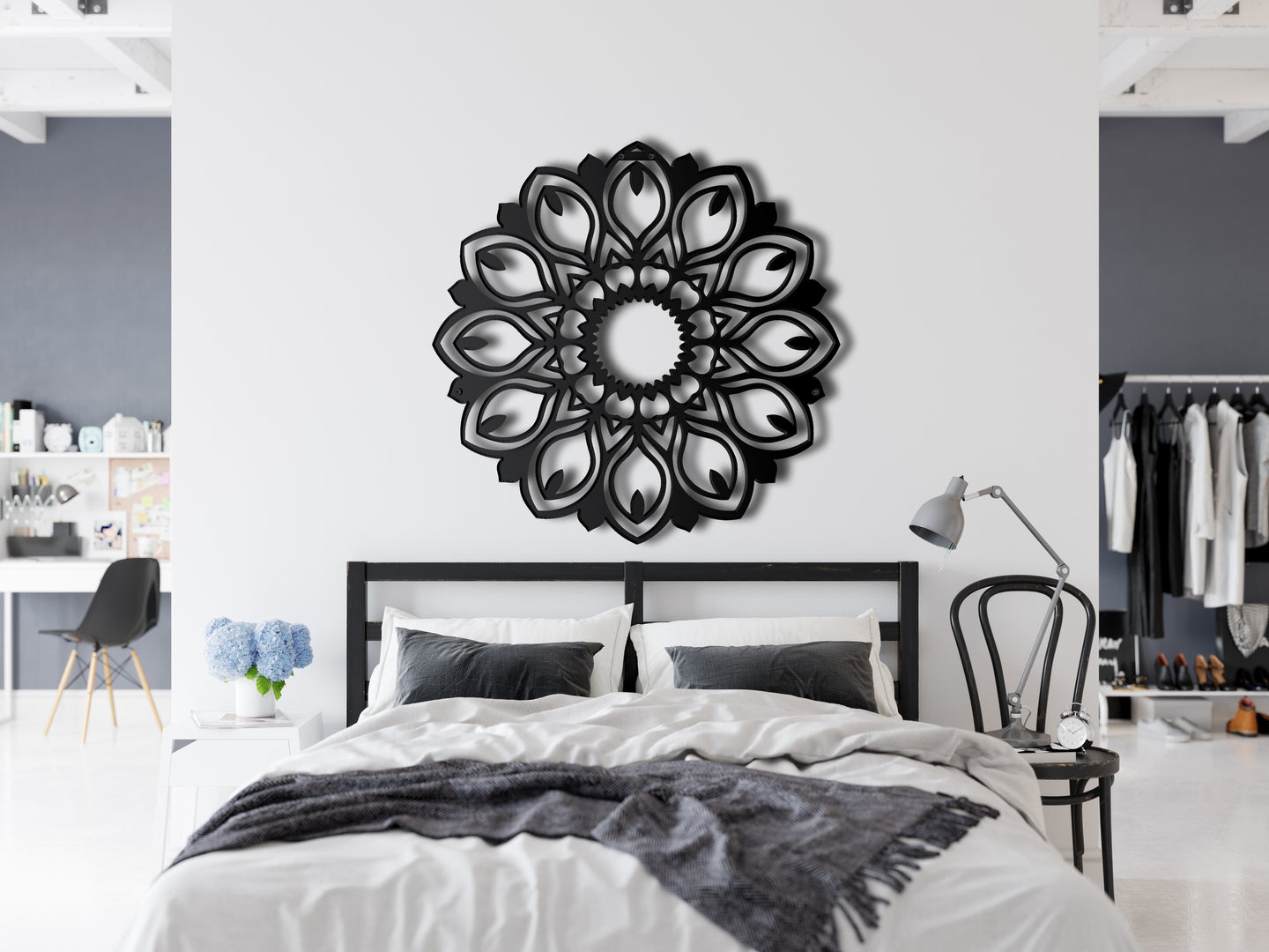 Mandala Metal Duvar Dekoru