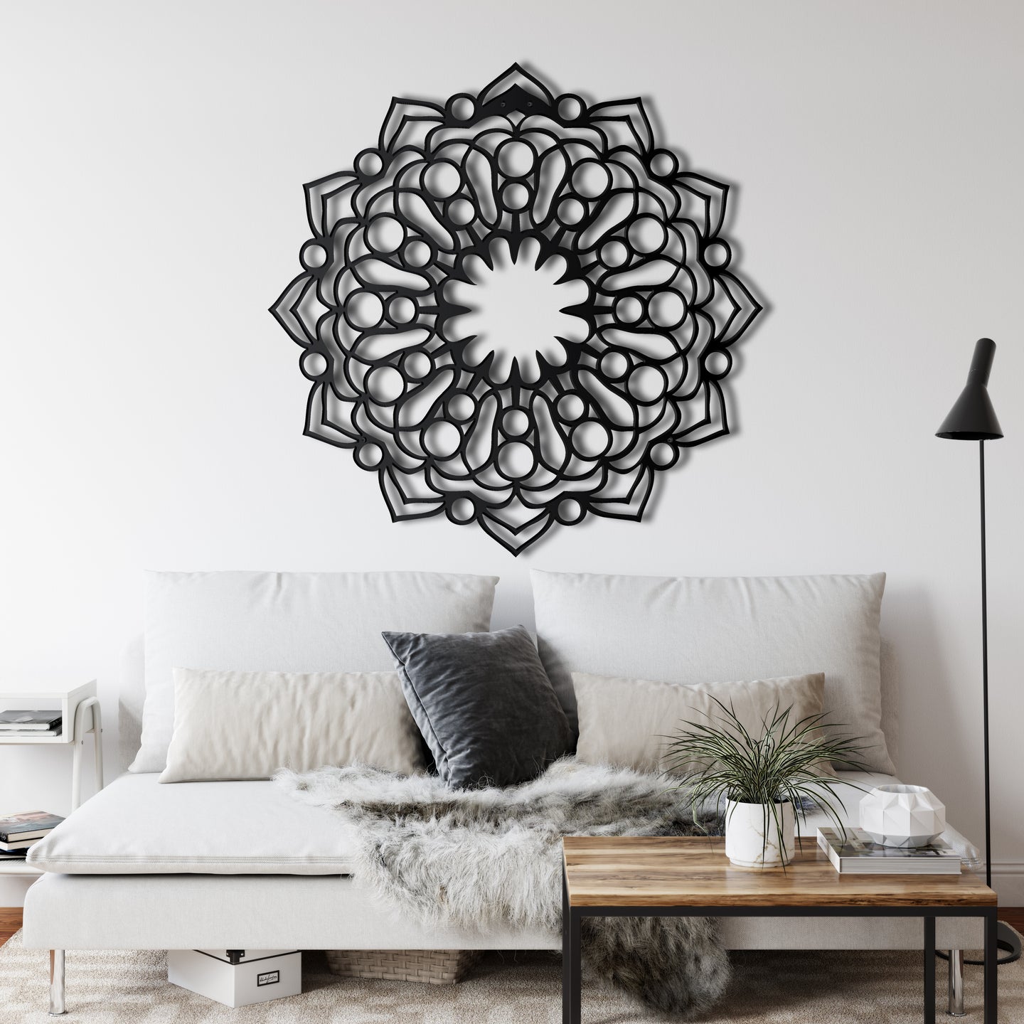 Mandala Metal Duvar Dekoru