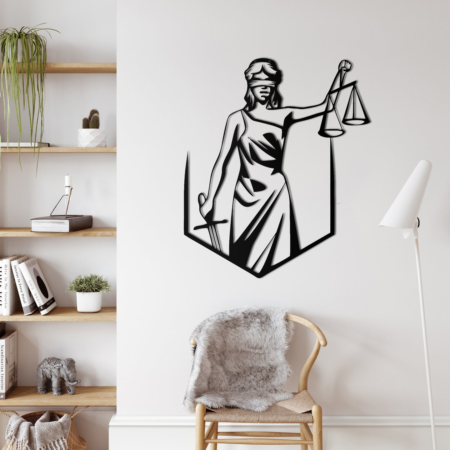 Themis Metal Duvar Dekoru