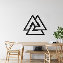 Görseli Galeri görüntüleyiciye yükleyin, Valknut Metal Duvar Dekoru
