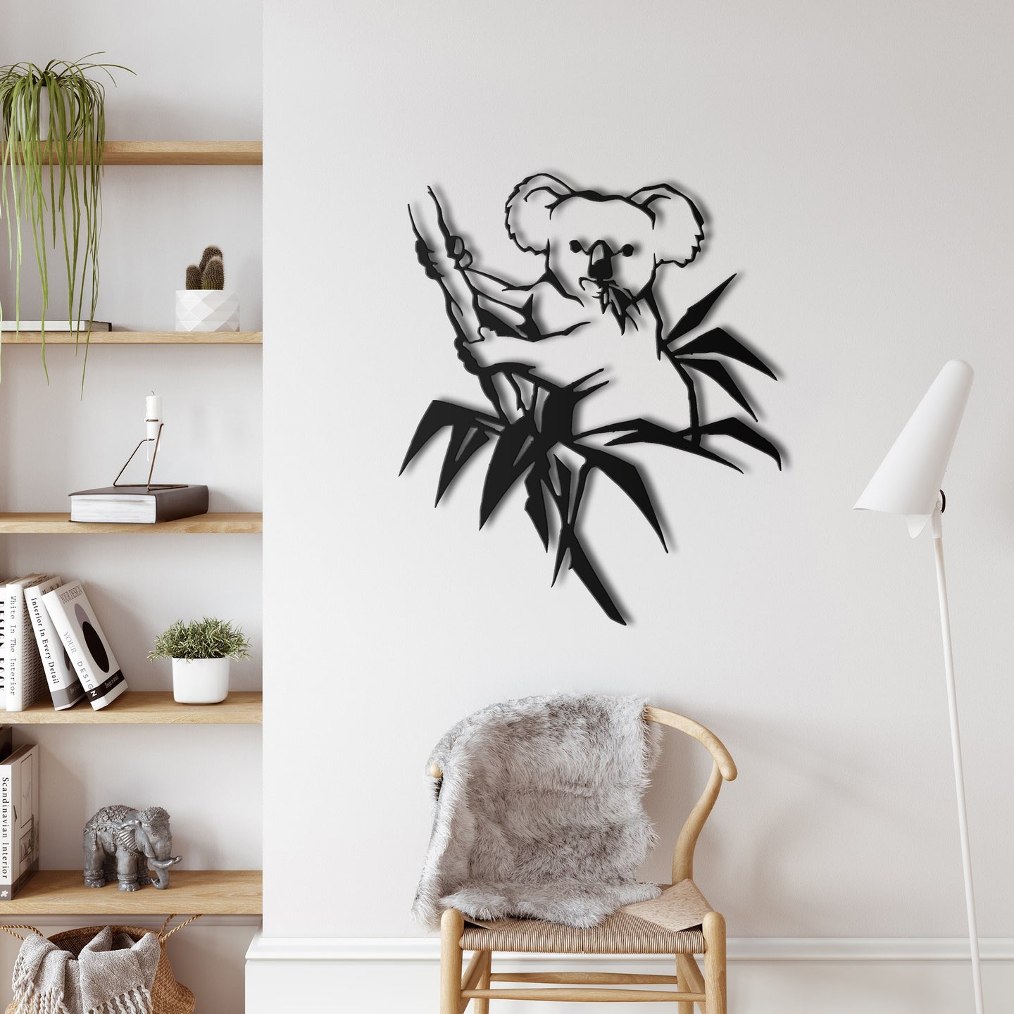 Koala Metal Duvar Dekoru