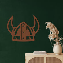 Görseli Galeri görüntüleyiciye yükleyin, Viking Helmet Metal Duvar Dekoru
