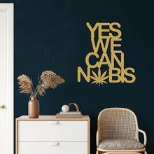 Görseli Galeri görüntüleyiciye yükleyin, Cannabis Metal Duvar Dekoru
