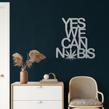 Görseli Galeri görüntüleyiciye yükleyin, Cannabis Metal Duvar Dekoru
