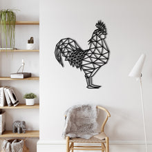 Görseli Galeri görüntüleyiciye yükleyin, Rooster Metal Duvar Dekoru
