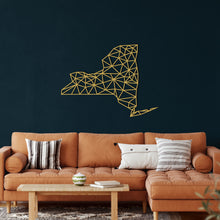 Görseli Galeri görüntüleyiciye yükleyin, Geometrik New York Metal Duvar Dekoru
