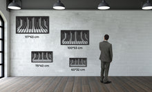 Görseli Galeri görüntüleyiciye yükleyin, Piyano Metal Duvar Dekoru

