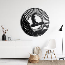 Görseli Galeri görüntüleyiciye yükleyin, Kayakçı Metal Duvar Dekoru
