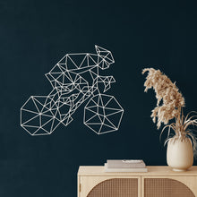 Görseli Galeri görüntüleyiciye yükleyin, Geometrik Bisiklet Metal Duvar Dekoru
