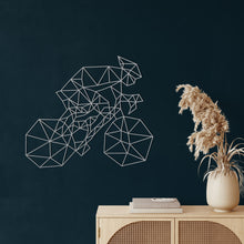 Görseli Galeri görüntüleyiciye yükleyin, Geometrik Bisiklet Metal Duvar Dekoru
