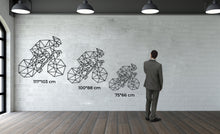 Görseli Galeri görüntüleyiciye yükleyin, Geometrik Bisiklet Metal Duvar Dekoru
