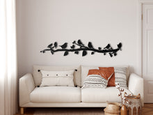 Görseli Galeri görüntüleyiciye yükleyin, Daldaki Kuşlar Metal Duvar Dekoru
