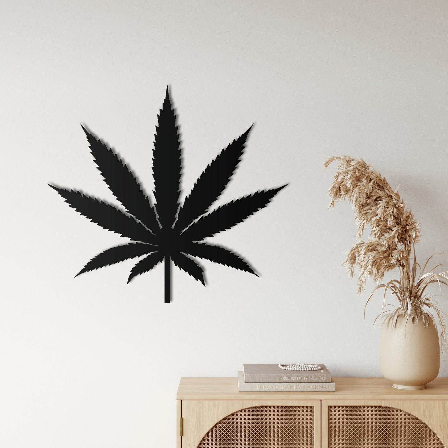 Cannabis Metal Duvar Dekoru