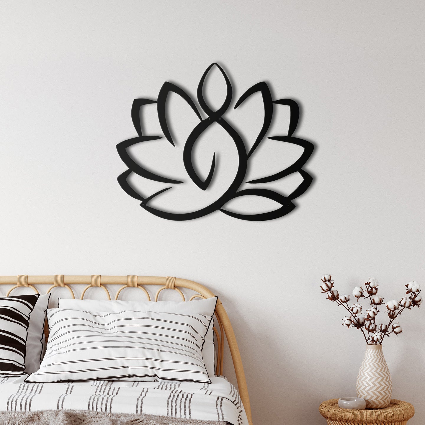 Lotus Metal Duvar Dekoru