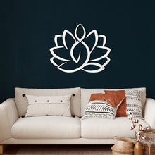 Görseli Galeri görüntüleyiciye yükleyin, Lotus Metal Duvar Dekoru

