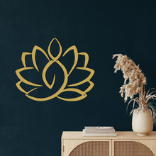 Görseli Galeri görüntüleyiciye yükleyin, Lotus Metal Duvar Dekoru
