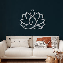 Görseli Galeri görüntüleyiciye yükleyin, Lotus Metal Duvar Dekoru
