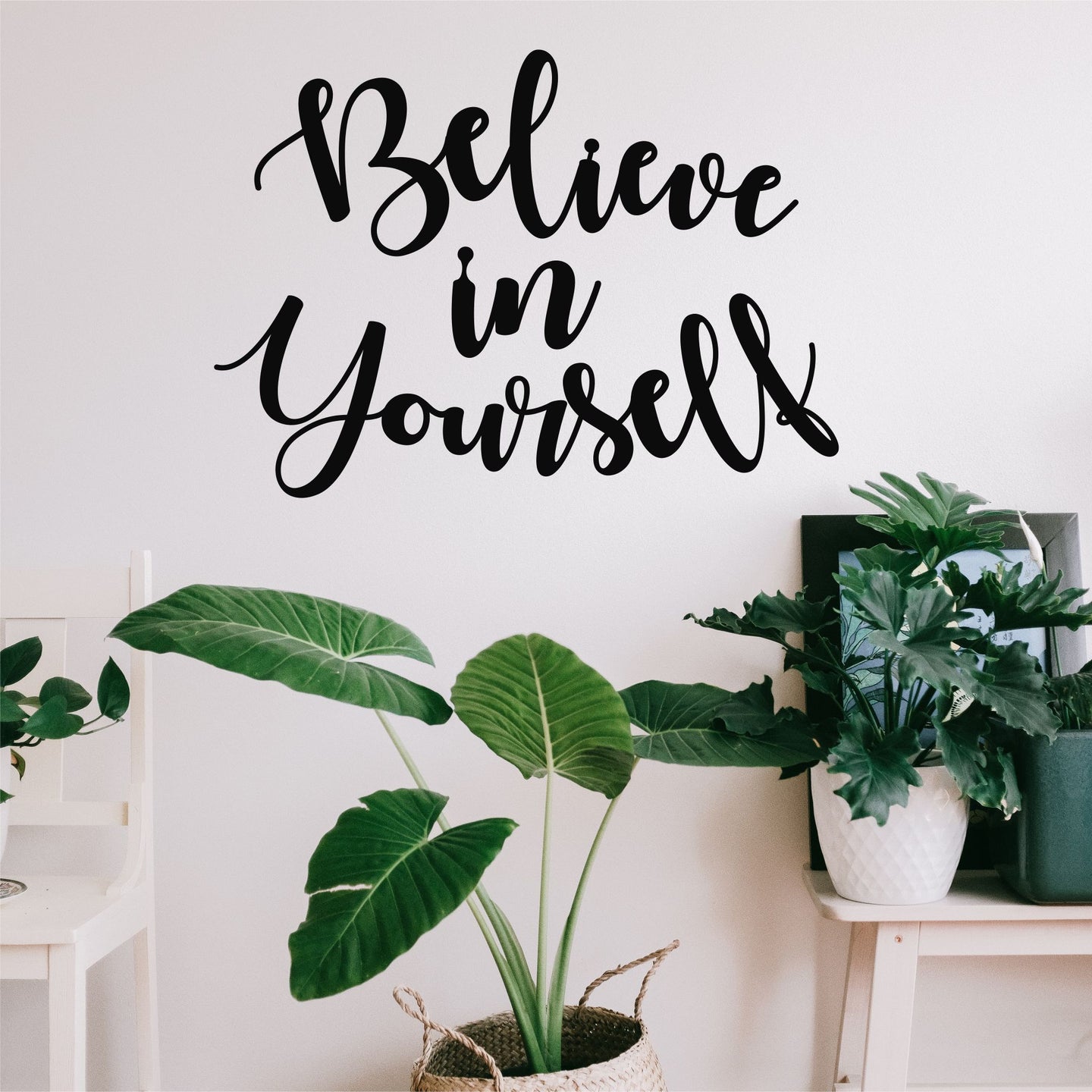 Believe Metal Duvar Dekoru