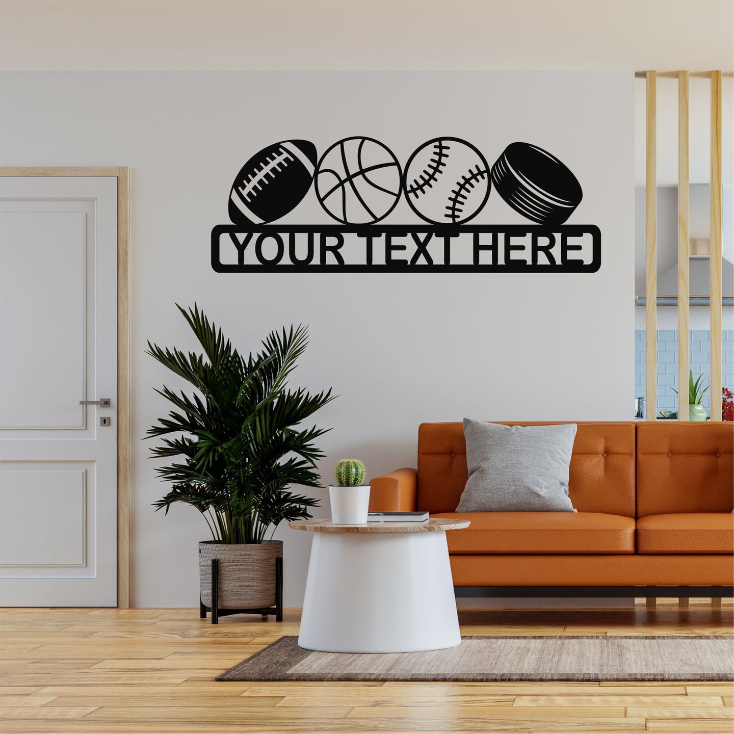 Spor Metal Duvar Dekoru