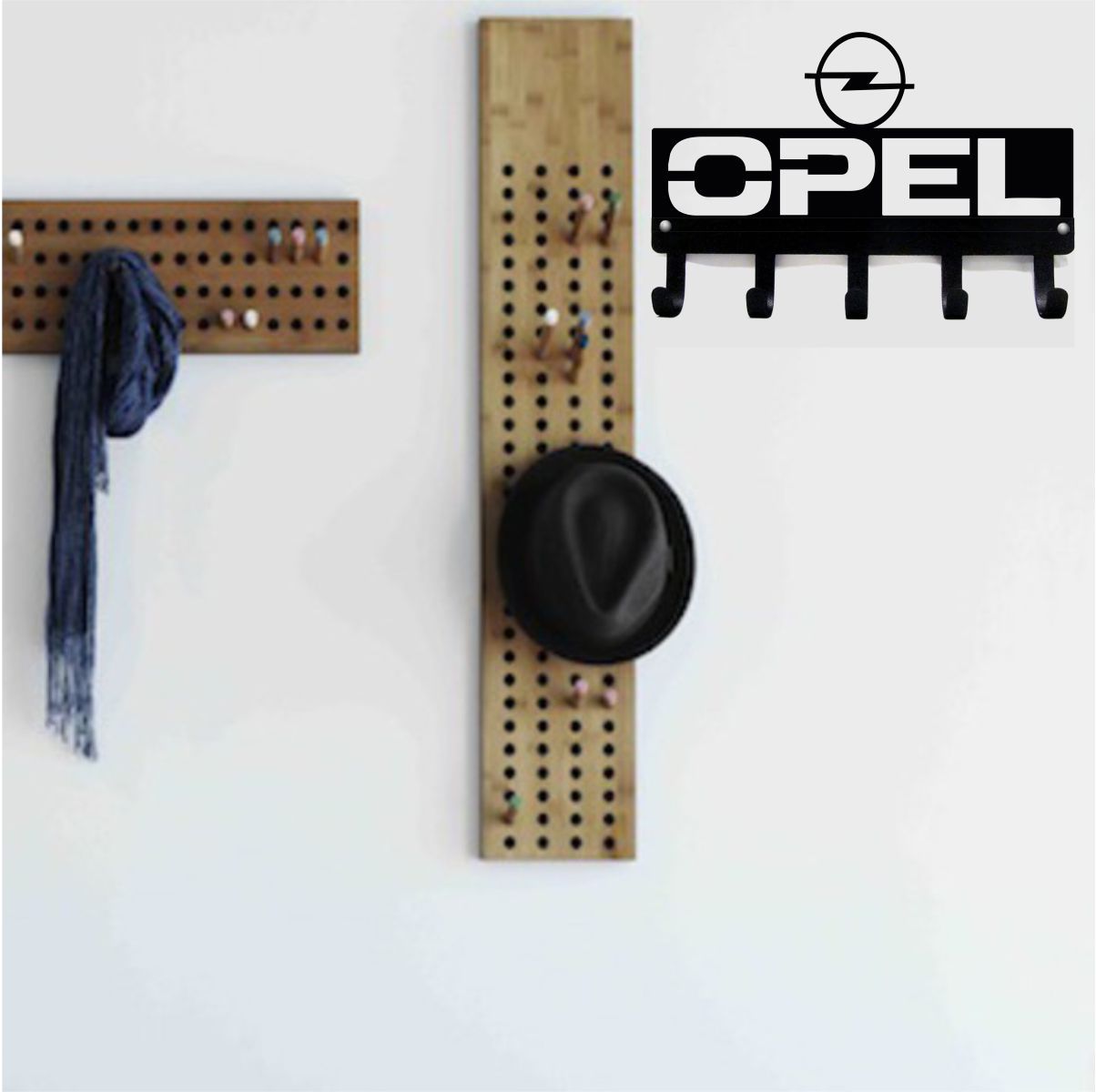 Opel Metal Anahtar Askılığı